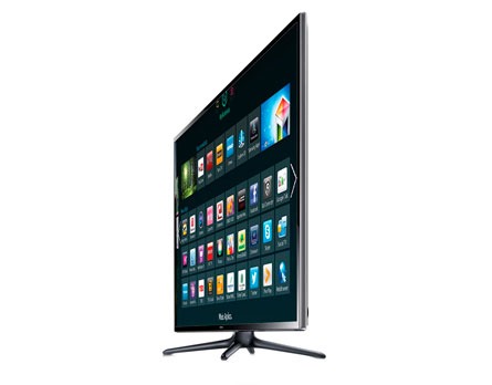 Smart TV 3D Slim LED 55” Full HD Samsung 55F6400 perfil