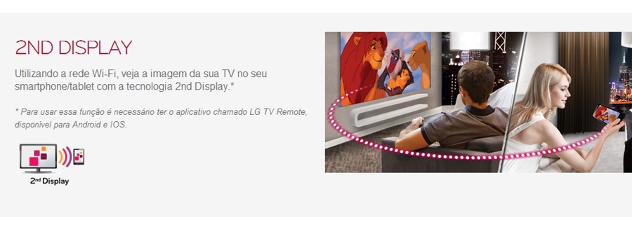 Tecnologia 2nd Display: A mesma imagem da TV no seu Tablet