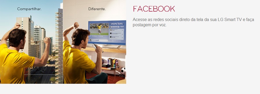 LA6200 acesso a redes sociais