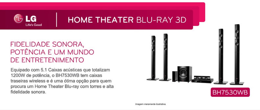 home theater lg bh7530wb 1200w potencia