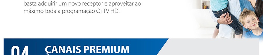 Receptor digital oi canais premium