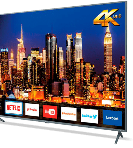 Excelente qualidade de som e imagem Smart TV LED UHD 4K Philco PTV58F80SNS