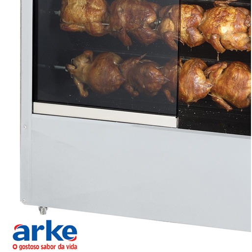 Assador de frangos a gás arke 6 queimadores fg 30 Assador De Frangos Frangueira A Gas 6 Queimadores Fg30 Arke Em Promocao Comprar No Extra