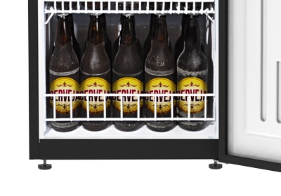 Bebidas geladas e organizadas