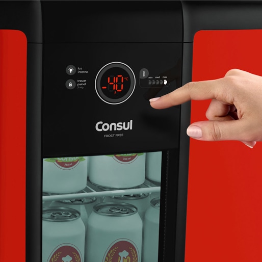 Cervejeira Mais Vermelha Painel Controle