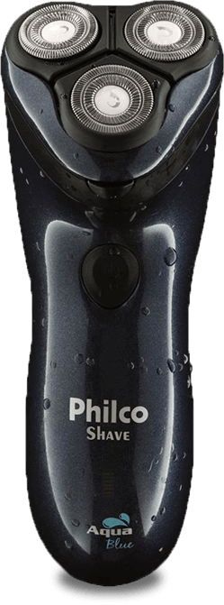 Barbeador Philco Aqua Blue Shave 3 cabeças