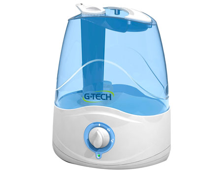 Umidificador G-Tech Ultrassônico Allergy Free Filter 2 - Equipamento umidifica e purifica o ar de ambientes domésticos ou de trabalho 