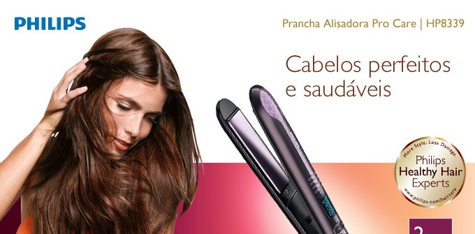 Prancha Alisadora Philips Pro Care HP8339