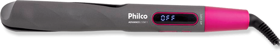 Prancha Cacheadora Advance 2 em 1 Philco PPR04 Prancha Cacheadora Advance 2 em 1 Philco PPR04