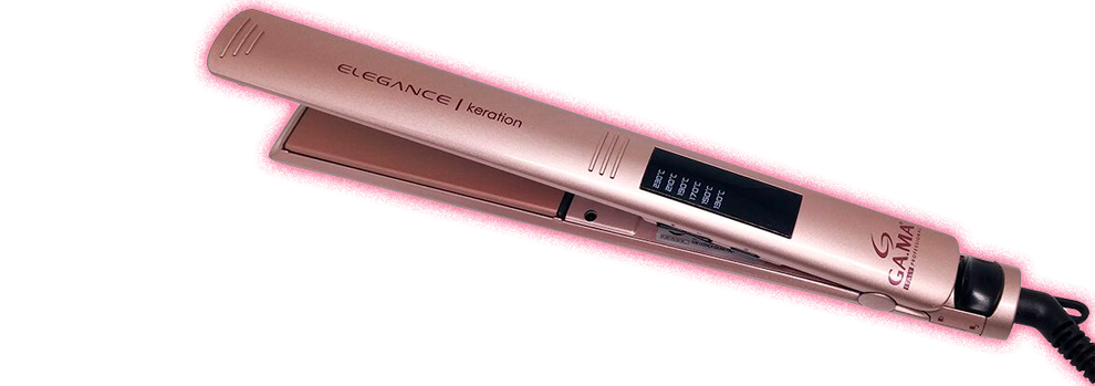 Chapinha/Prancha GA.MA Italy Elegance LED Keration Pro