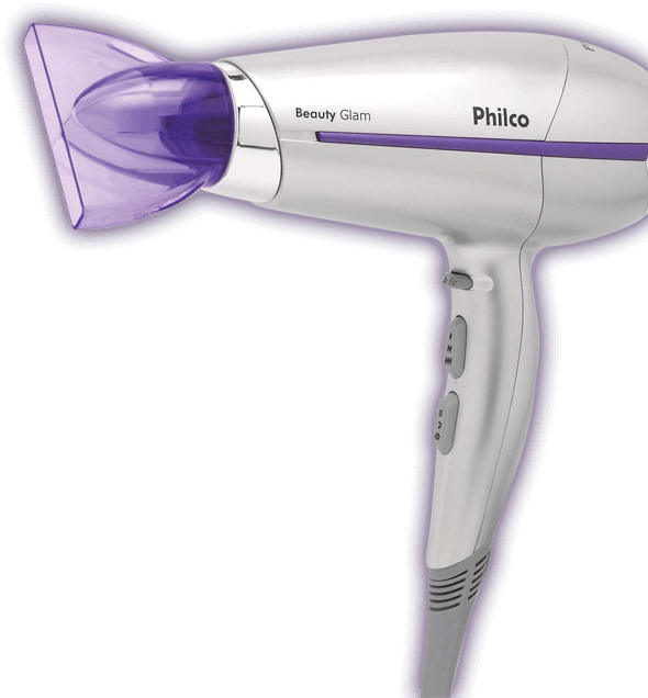Secador Cabelos Philco Beauty Glam acessórios