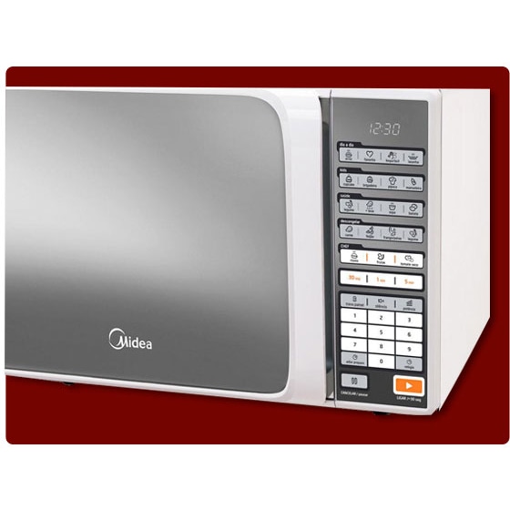 forno micro-ondas midea liva receitas pré-programadas