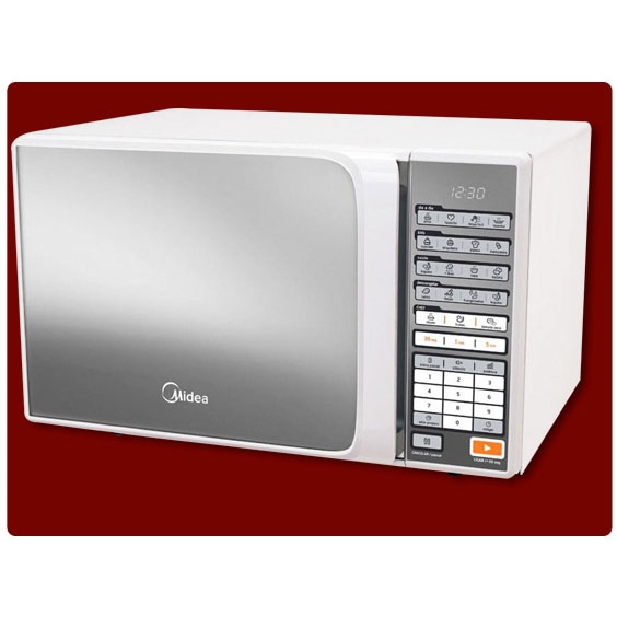 forno micro-ondas midea liva espelhado