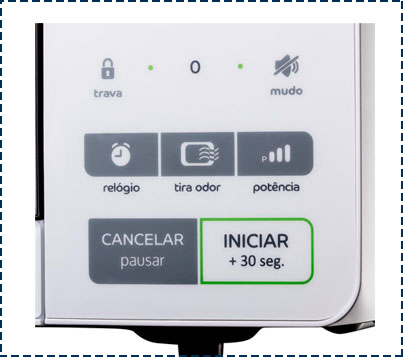 painel do Micro-ondas Consul