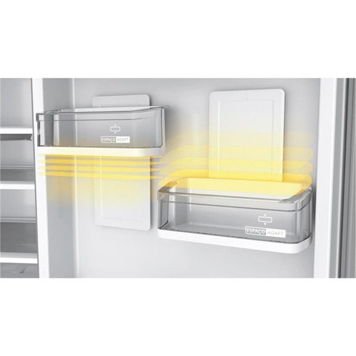 Consumo de 58,4 kWh refrigerador brastemp brm53hb espaço interno