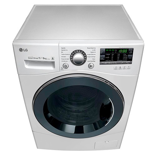 Máquina silenciosa funciona com pouca vibração Motor Inverter Direct Drive cesto