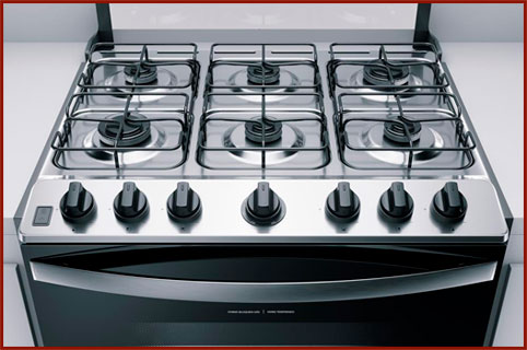 Fogão de Embutir Brastemp BYS6NCB 6 Bocas Fogão de Embutir Brastemp BYS6NCB 6 Bocas