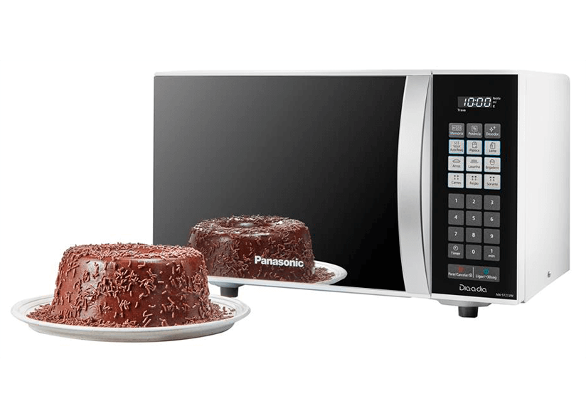 Possui eficiência energética A no Procel Forno Micro-ondas Panasonic Dia a Dia