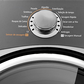 secadora de roupas a gás Samsung DV431AGP XAZ 17kg Platinum ciclos