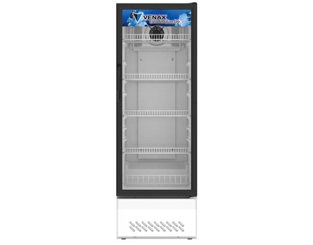 refrigerador expositor vertical Venax VV 300 Branco de frente