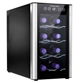 adega de vinho Electrolux ACS08 de lado