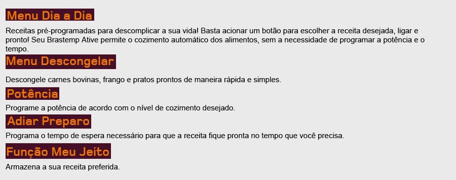 Forno de micro-ondas Brastemp BMA30 Cinza