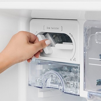 refrigerador Electrolux DW52X Inox Ice Twister