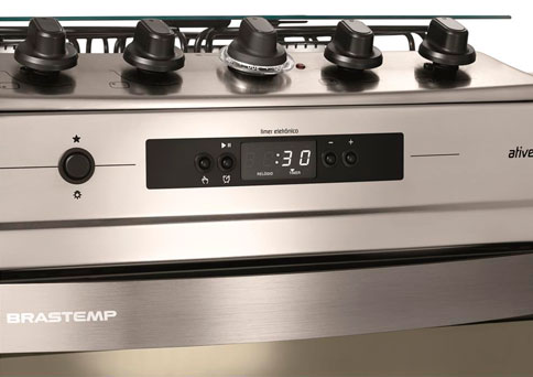Fogão Brastemp Ative! Forno grill elétrico