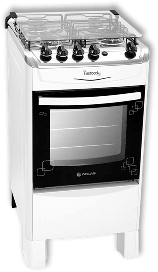 Fogão Atlas Fastcook 4 Bocas Branco