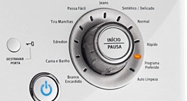 Lavadora e secadora Eco Turbo da Electrolux com sistema anti rugas e secagem passa fácil
