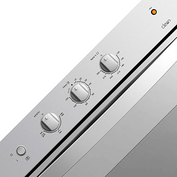 forno de embutir elétrico Brastemp Clean BOB61AR Inox painel