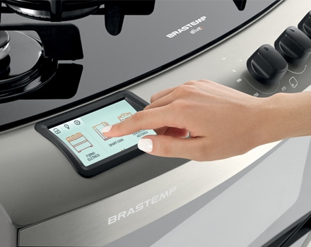 Receitas diretamente de seu fogão com a tecnologia Smart Cook