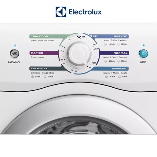 Suas roupas mais fáceis de passar Secadora de Roupas Electrolux ST10 6 Programas Secagem
