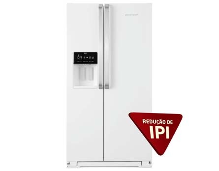 O Refrigerador Side by Side Ative! BRS62CB, da Brastemp