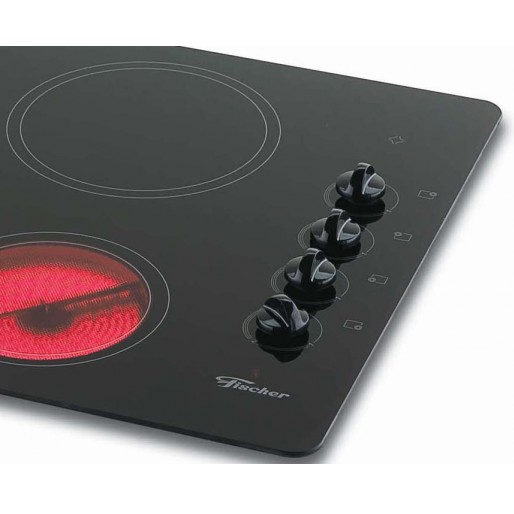 Fogão Cooktop 4 Bocas 270311305 Elétrico Vitrocerâmico Preto Ebano