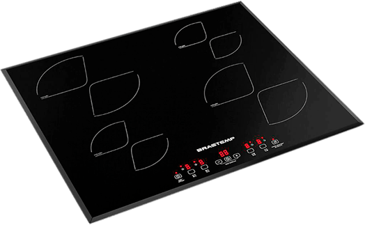 Cooktop Brastemp 4 bocas BDJ62AEBNA Vitrocerâmico