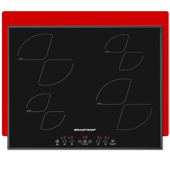 Cooktop Brastemp 4 bocas indução
