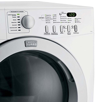 lavadora de roupas Electrolux Eco Turbo 12kg TRW12 Branca painel