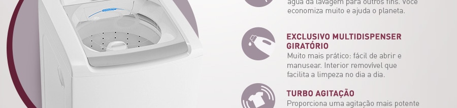 Lavadora Electrolux Multidispenser Girat�rio