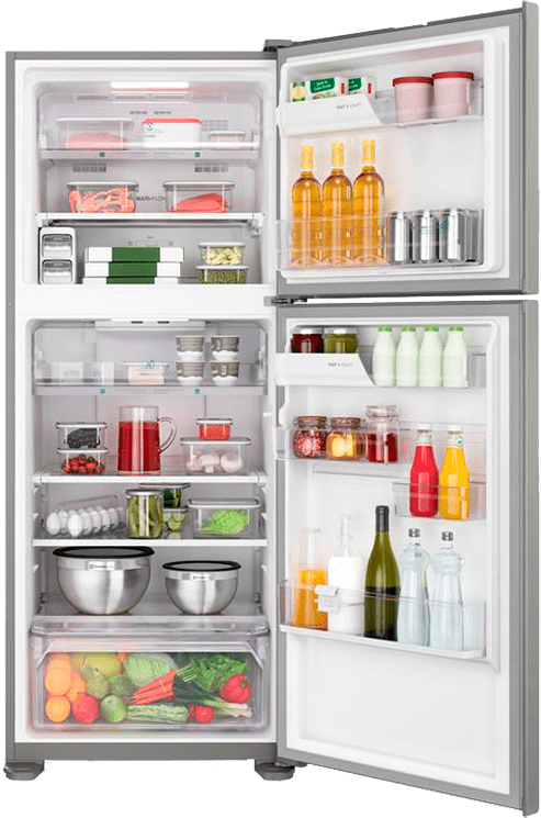Refrigerador Electrolux Frost Free IF55S Top Freezer Platinum Refrigerador Electrolux Frost Free IF55S Top Freezer Platinum