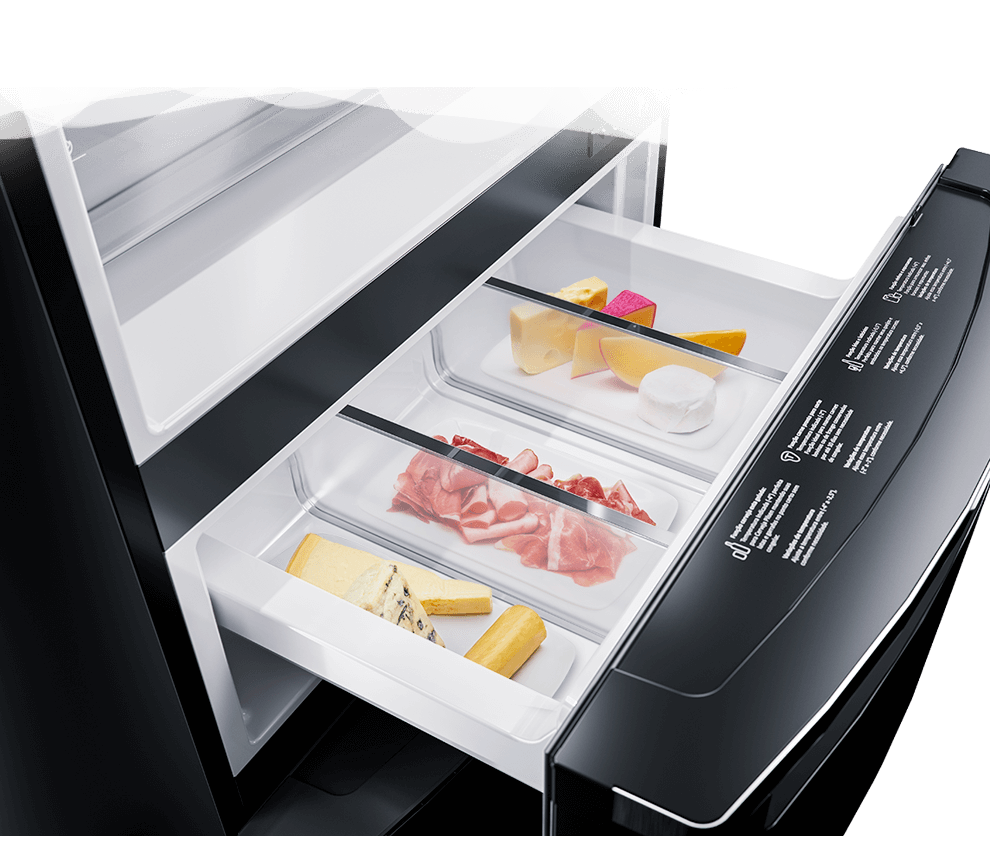 Com função Turbo Freezer Geladeira Brastemp Inverse 3 BRY59BK 419L
