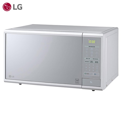 Possui 17 receitas pré-programadas Forno de Micro-ondas LG Easy Clean Tecnologia I Wave
