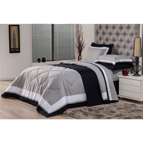 jogo de cama casal plumasul soft comfort 4 peças