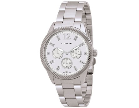 Relógio Feminino Analógico Lince LMM4150L Prata
