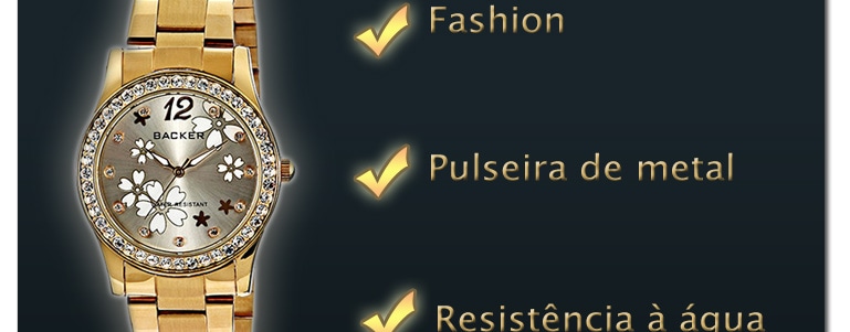 Relógio fashion