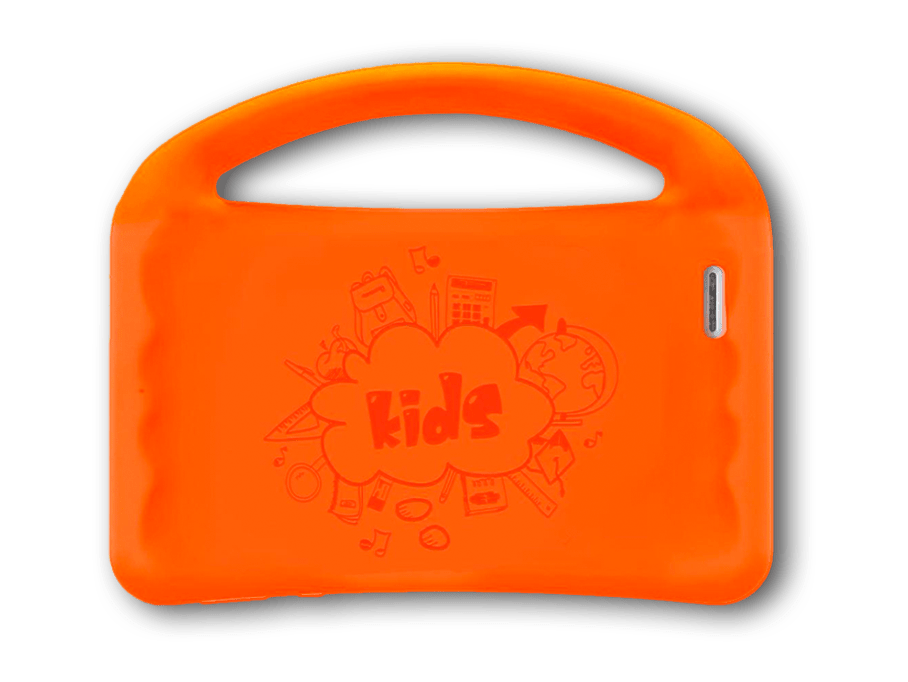 Bateria dura até 3,5 horas em uso e até 100 horas em Stand-by Tablet DL Creative Kids bateria