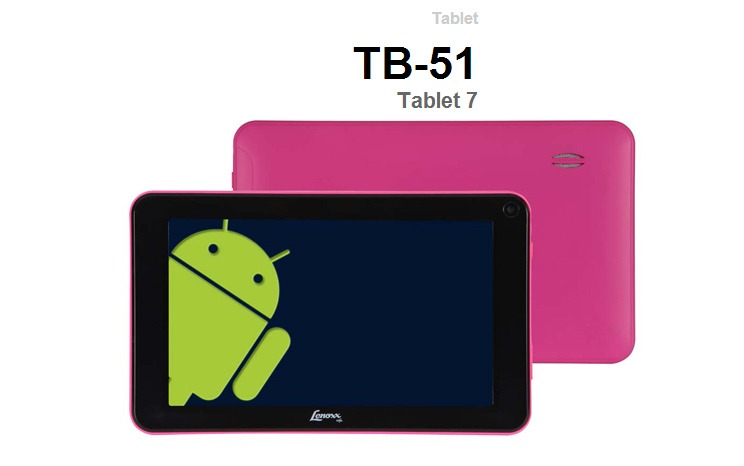 Tablet Lenoxx Sound TB 51 Pink