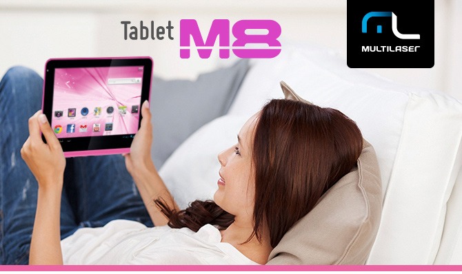 Tablet Multilaser M8 NB062 com Tela 8