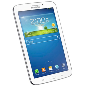 tablet Samsung Galaxy Tab 3 SM T211M inclinado
