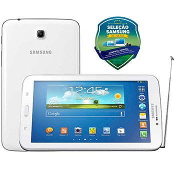 tablet Samsung Galaxy Tab 3 SM T211M Branco
